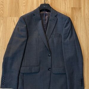 Marc Anthony Charcoal Pinstripe Blazer
